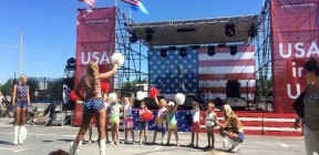 Американський футбол на фестивалі американської культури в Україні